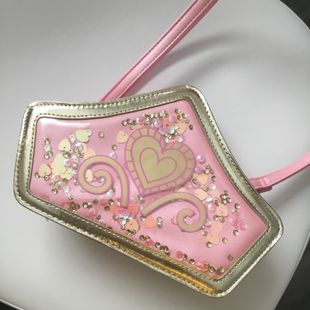 ✨Disney Pink Princess Crown Crossbody Bag